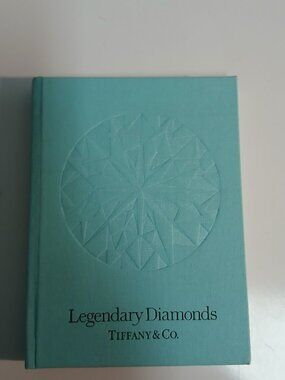 TIFFANY Rare 2023 LINEN COVERED SMALL BOOK "LEGENDARY DIAMONDS"